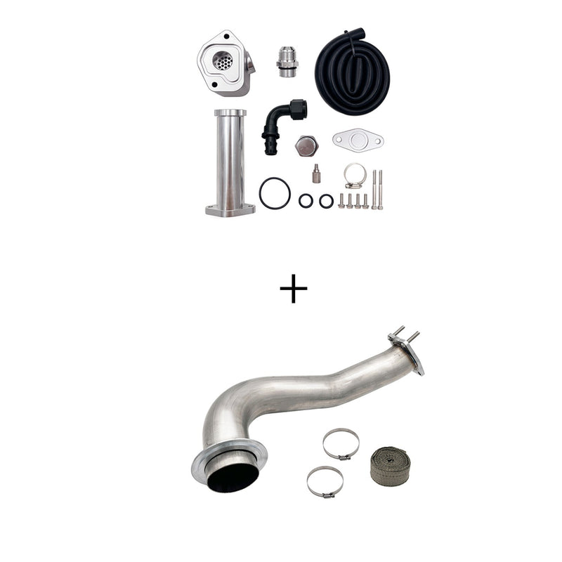 TruckTok 2017-2023 6.6L Duramax L5P DPF/CCV/EGR Delete & Downpipe w/Can Bus kit