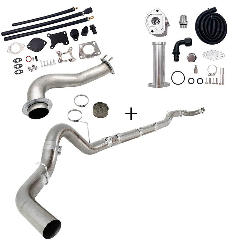 TruckTok 2017-2023 6.6L Duramax L5P DPF/CCV/EGR Delete & Downpipe w/Can Bus kit