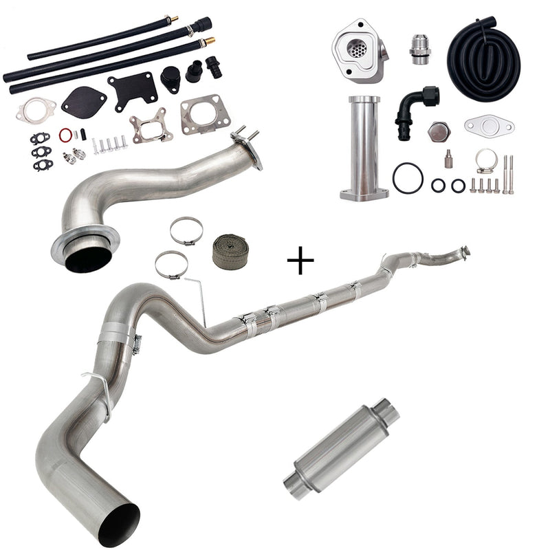 TruckTok 2017-2023 6.6L Duramax L5P DPF/CCV/EGR Delete & Downpipe w/Can Bus kit