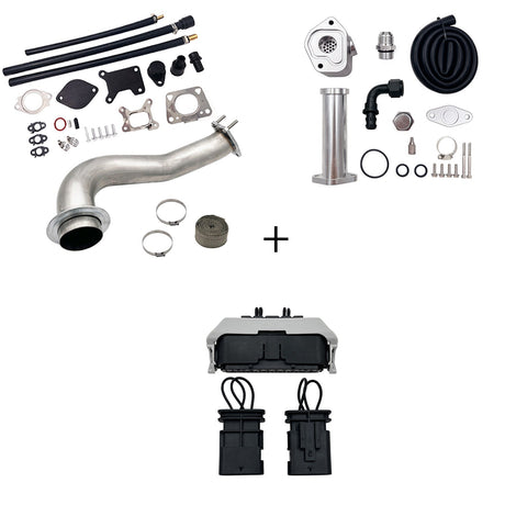 TruckTok 2017-2023 6.6L Duramax L5P DPF/CCV/EGR Delete & Downpipe w/Can Bus kit TruckTok