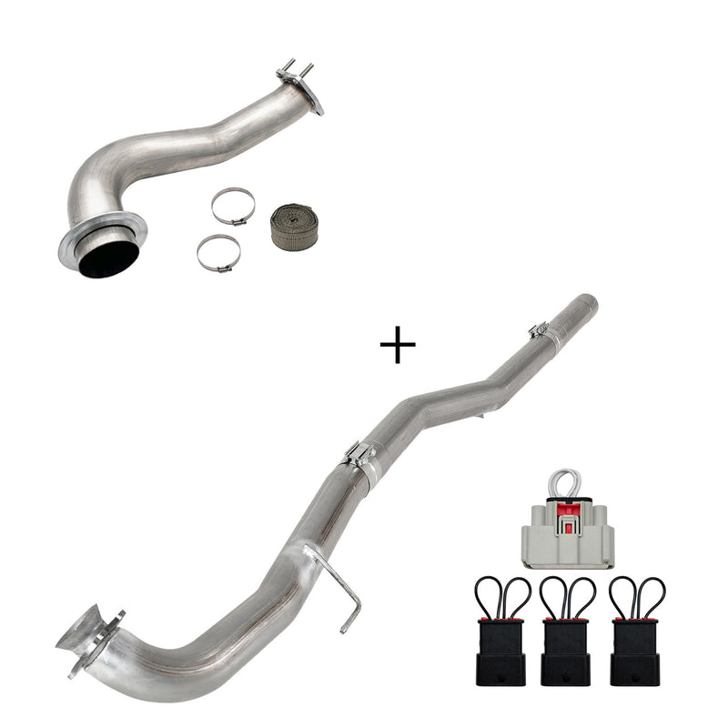 TruckTok 2017-2023 6.6L Duramax L5P DPF/CCV/EGR Delete & Downpipe w/Can Bus kit