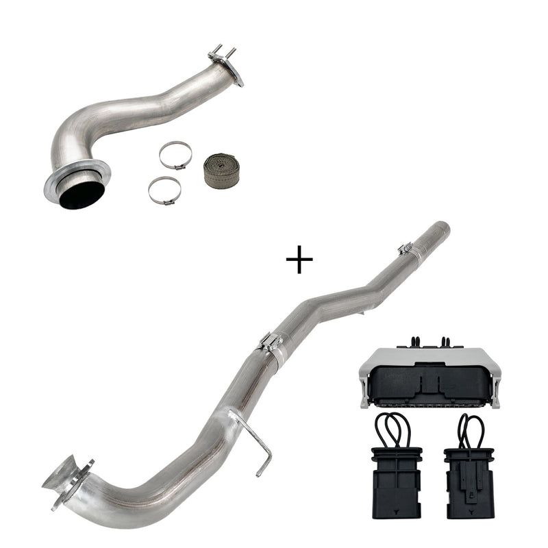 TruckTok 2017-2023 6.6L Duramax L5P DPF/CCV/EGR Delete & Downpipe w/Can Bus kit