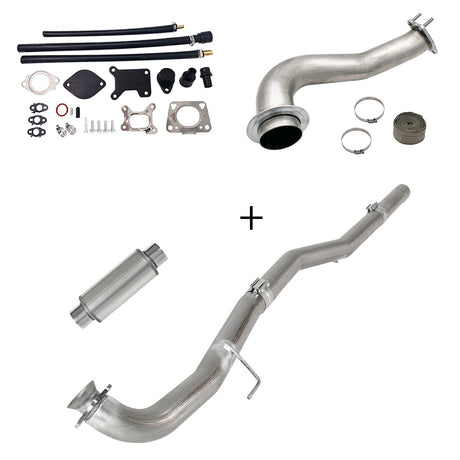 TruckTok 2017-2023 6.6L Duramax L5P DPF/CCV/EGR Delete & Downpipe w/Can Bus kit TruckTok
