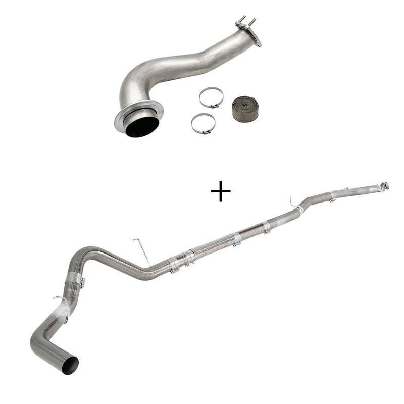 TruckTok 2017-2023 6.6L Duramax L5P DPF/CCV/EGR Delete & Downpipe w/Can Bus kit