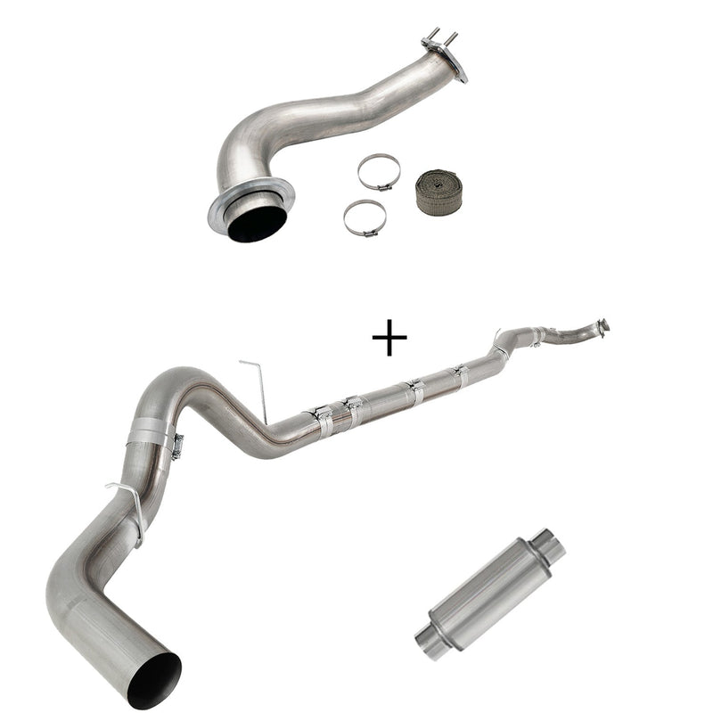 TruckTok 2017-2023 6.6L Duramax L5P DPF/CCV/EGR Delete & Downpipe w/Can Bus kit