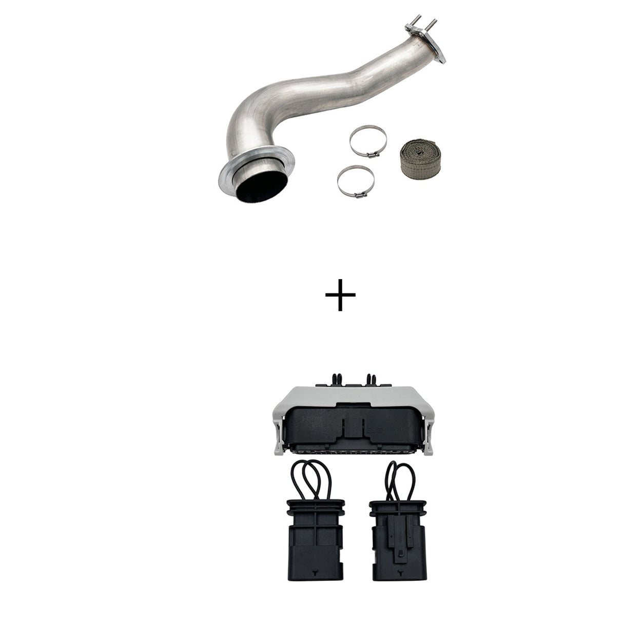 TruckTok 2017-2023 6.6L Duramax L5P DPF/CCV/EGR Delete & Downpipe w/Can Bus kit TruckTok