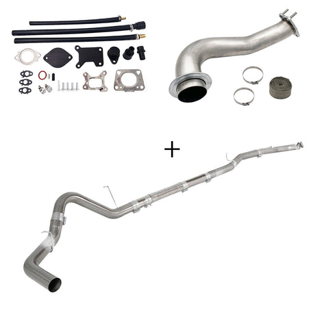 TruckTok 2017-2023 6.6L Duramax L5P DPF/CCV/EGR Delete & Downpipe w/Can Bus kit TruckTok