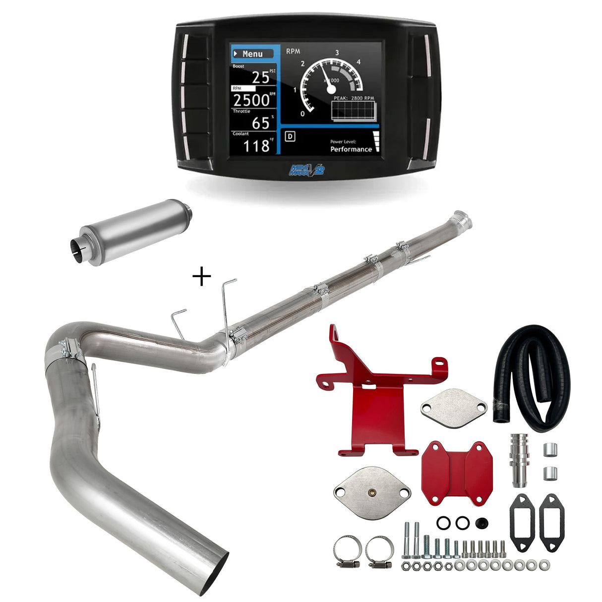 Trucktok 2019-2021 6.7L Ram 4"/5" DPF/EGR/DEF Delete All-in-one kit TruckTok