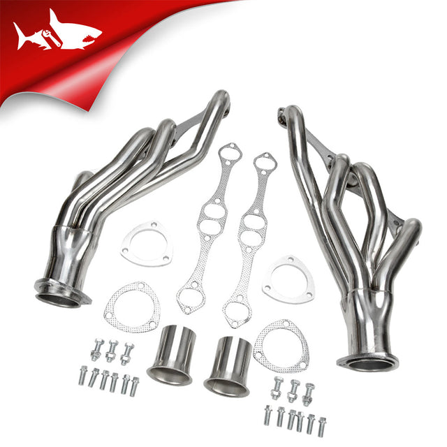 Exhaust Header for Chevrolet 1970-1981 Camaro / 1968-1981 Chevelle Nova Malibu SBC 283 327 350 400 Exhaust Header Flashark