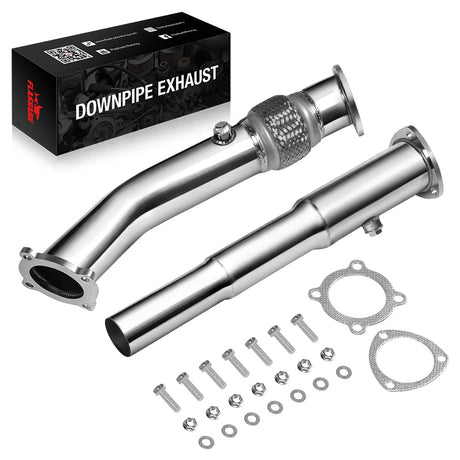3 Inch Exhaust Turbo Downpipe for 1999-2004 Volkswagen VW MK4 Golf/Jetta/Beetle 1.8L Flashark