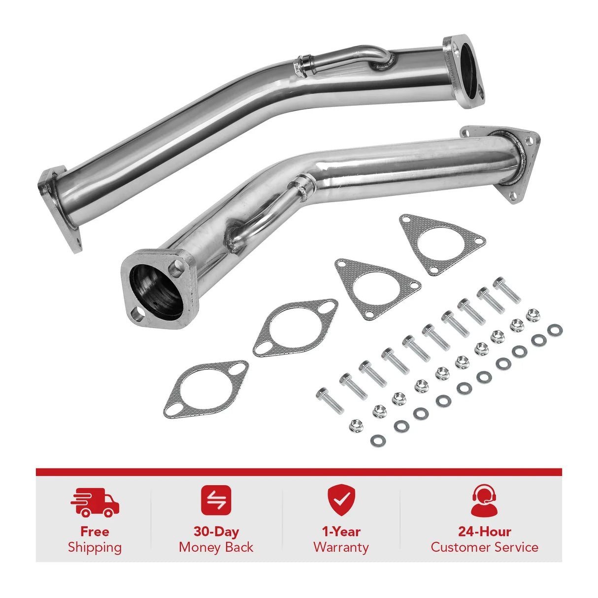 Downpipe Exhaust/Test Pipes for 2008-2018 Nissan 370z Infiniti G37 Z34