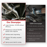 Downpipe Exhaust/Test Pipes for 2003-2006 Nissan 350z Infiniti G35 With Gaskets And Bolts