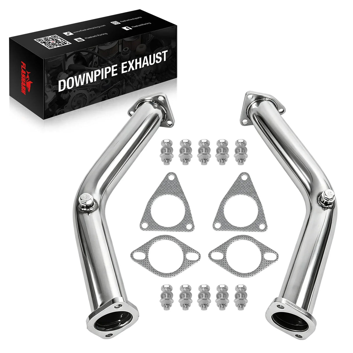 Downpipe Exhaust/Test Pipes Infiniti G35 With Gaskets And Bolts