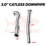 3-Inch Catless Downpipe for 1999-2003 Audi S3 8L & 1999-2006 Audi TT 8N 1.8T Turbo