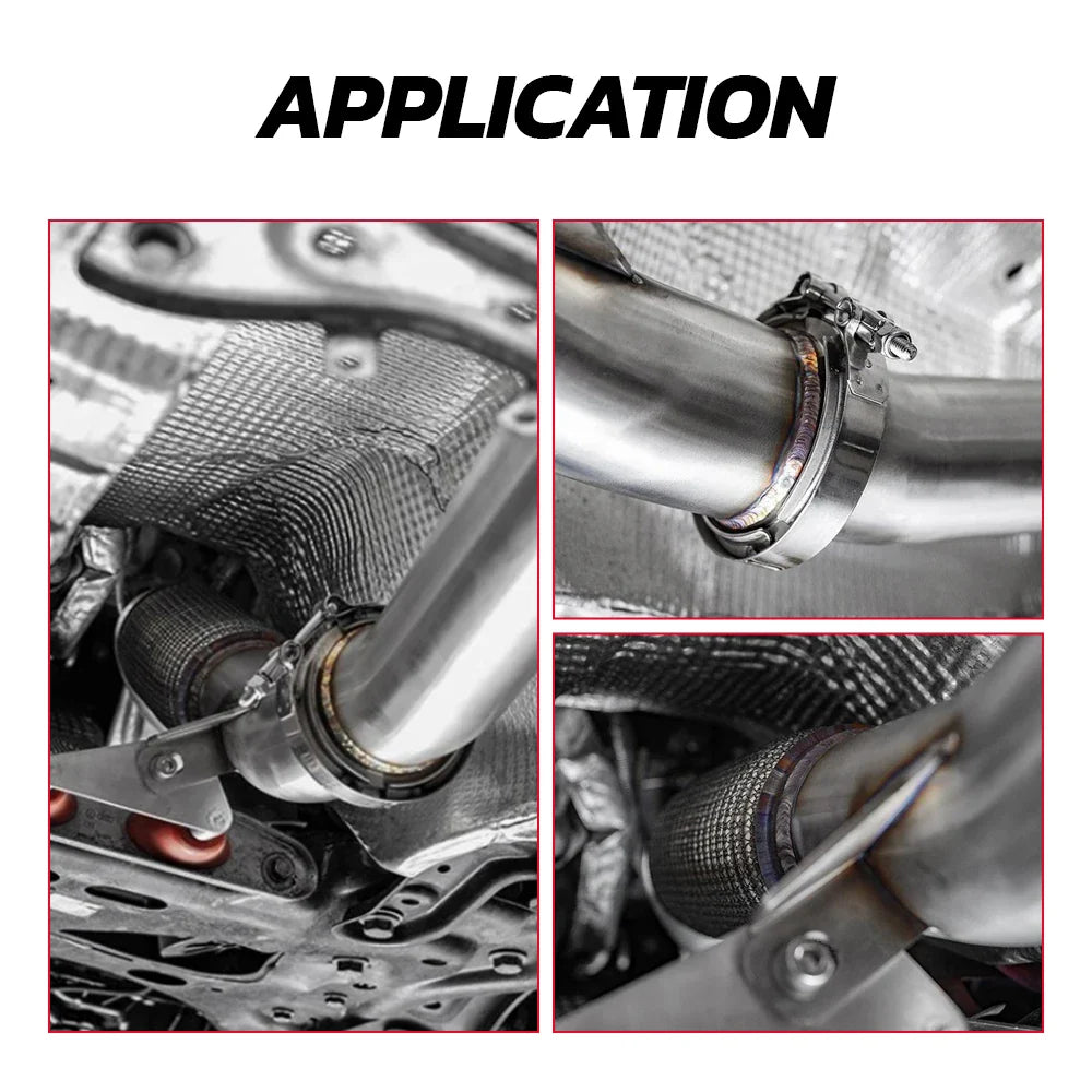 3-Inch Catless Downpipe for 1999-2003 Audi S3 8L & 1999-2006 Audi TT 8N 1.8T Turbo