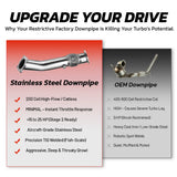 3-Inch Catless Downpipe for 1999-2003 Audi S3 8L & 1999-2006 Audi TT 8N 1.8T Turbo