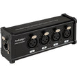 4 Channel DMX Over Network Cable Extender (ETHR-4XLR-RJ45) Audiopipe