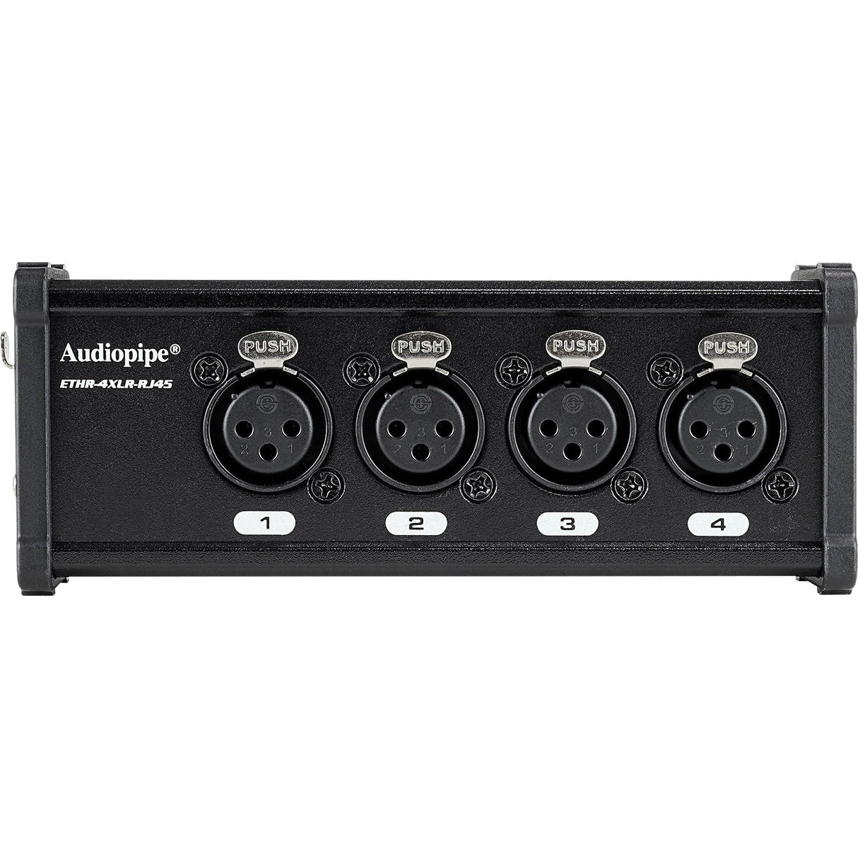 4 Channel DMX Over Network Cable Extender (ETHR-4XLR-RJ45) Audiopipe