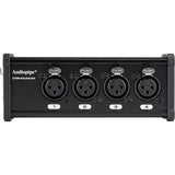 4 Channel DMX Over Network Cable Extender (ETHR-4XLR-RJ45) Audiopipe