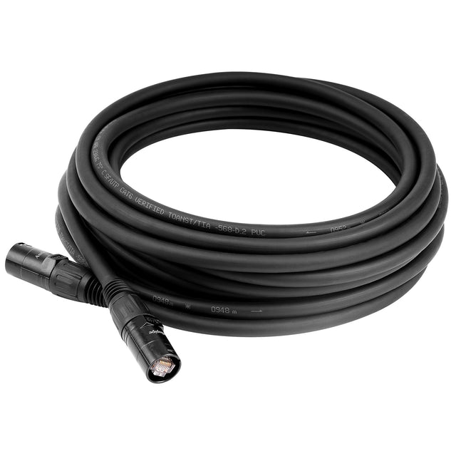 30' Flex Soft Ethercon Cable (ETHR-823-30S) Audiopipe