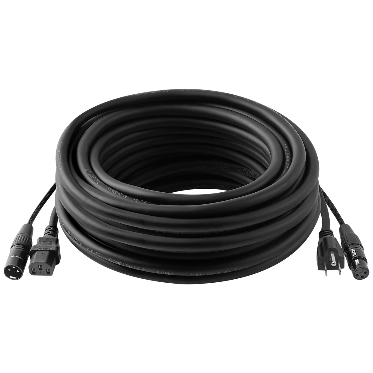 49Ft AC Power & XLR/Microphone Cable (EX-PROX-SIM-15) Audiopipe