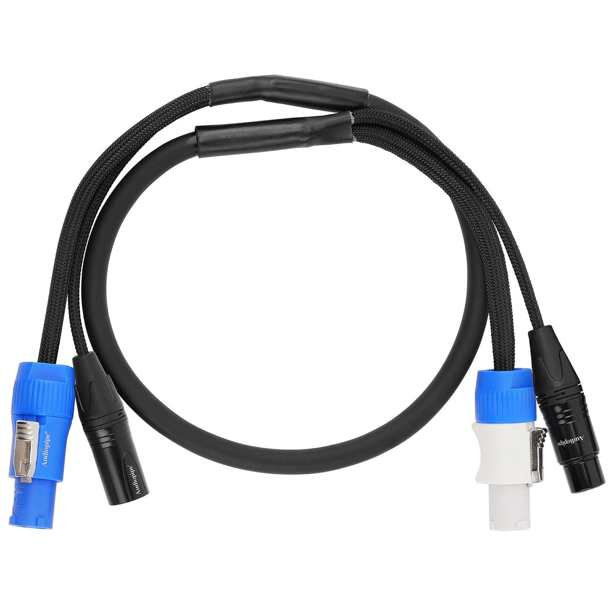 3Ft Extension Power Cable with Audio XLR Connectors (EX-PWC-AUD-3) Audiopipe