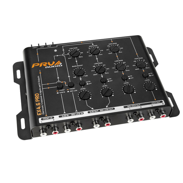 PRV Audio EX4.6 PRO 4-Way Electronic Crossover Car System
