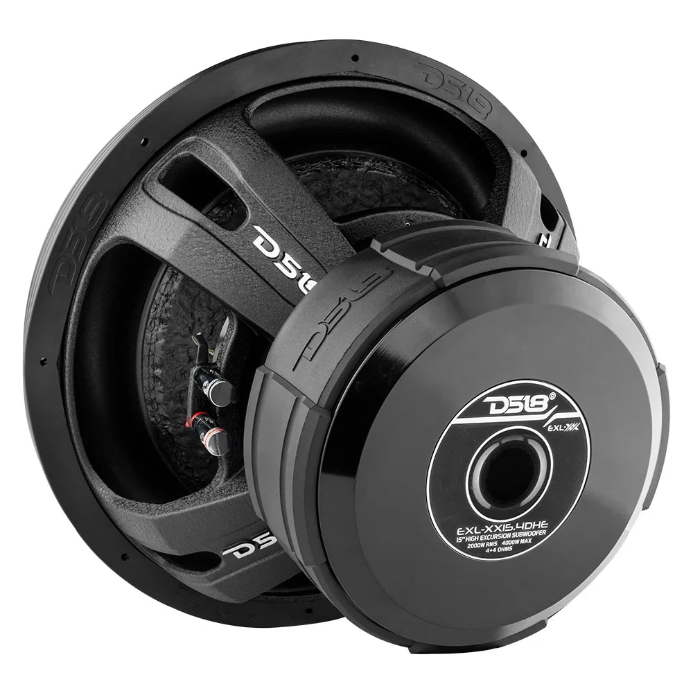 DS18 EXL-XX15.4DHE 15" 2000W RMS High Excursion Subwoofer DVC 4-Ohm DS18