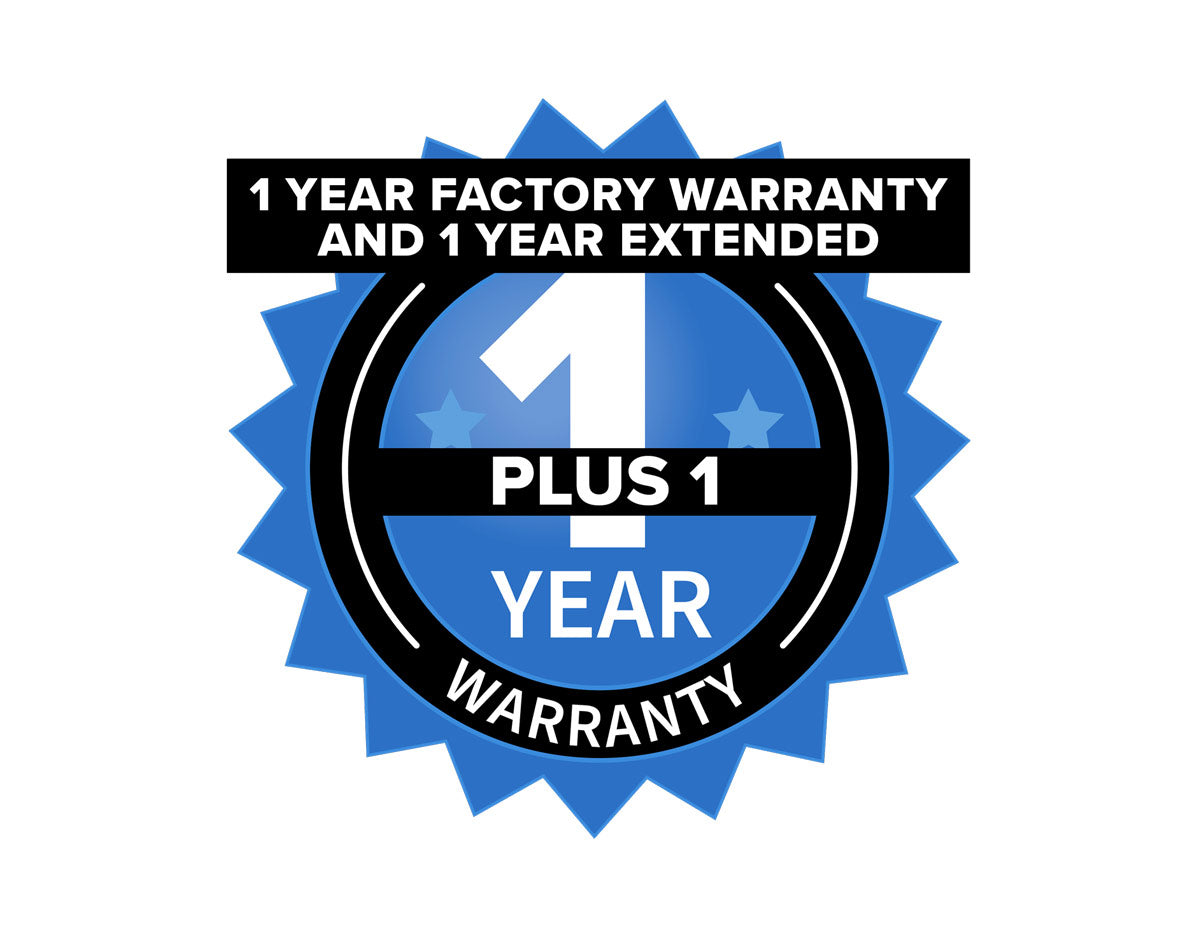 MICROBOOM - 1 Year Factory PLUS, Extended 1 Year Warranty