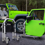 EZ 4X4 Aluminum Folding and Rolling Door Cart (2-Door) | '07-'18 JK/ '18-'23 JL Wrangler