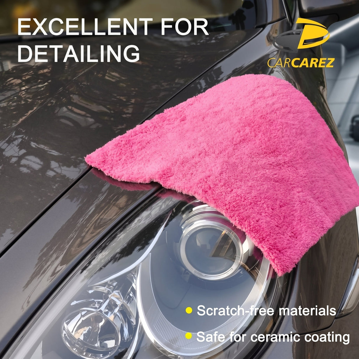 WASH&WHIPS Edgeless Microfiber Coral Fleece with Ultrasonic Edge WASH & WHIPS