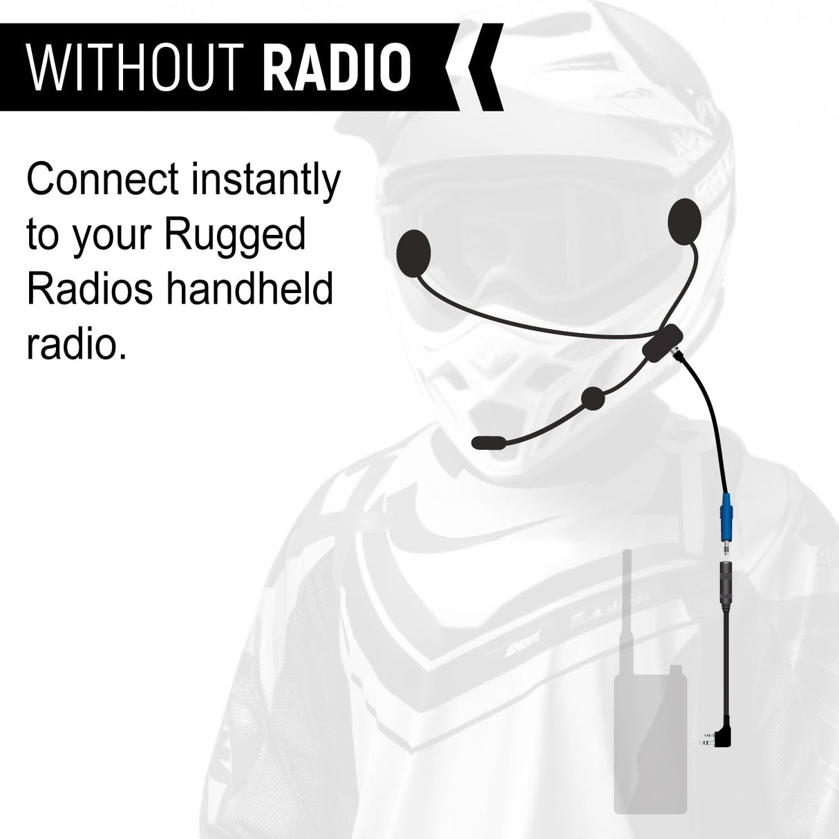 ENDURO Moto Kit -  Includes Helmet Kit and Compact Harness Cable