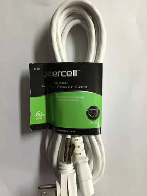 Radio Shack Enercell Grounded Power Cord - White TekShack