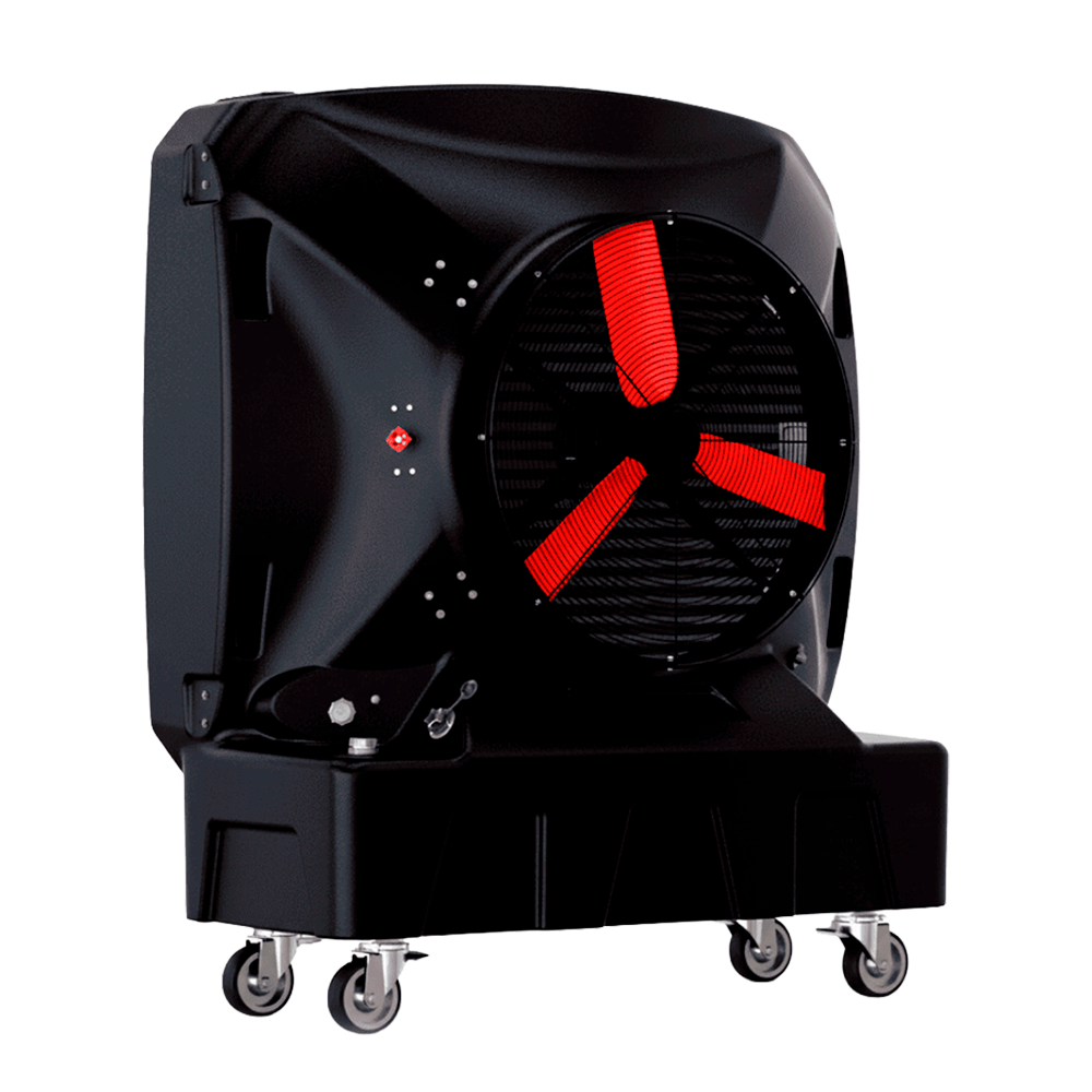 Industrial Evaporative Cooler - S&B Medium - Cools 4,000 Sq Ft - 65-Gal Tank - Portable S&B