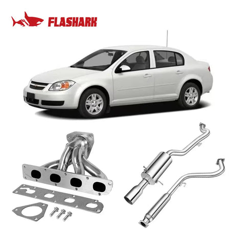 Header + Catback Exhaust Kit for 2005–2010 Chevy Cobalt 2.2L (Non-Turbo) Flashark