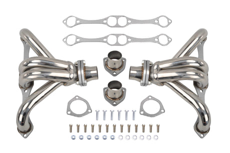 Exhaust Headers for 1955 + Chevy SBC Small Block Hugger V8 262 265 283 305 327 350 400 Flashark