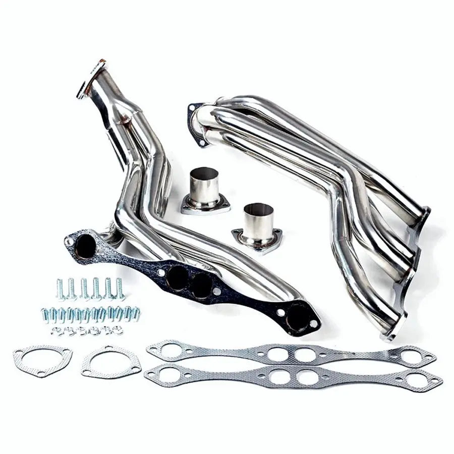 Exhaust Headers for 1935-1948 Chevy Street Rod | SBC Small Block 265 305 327 350 400 V8 Swap | Block Hugger Shorty Style Flashark