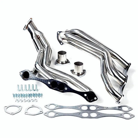 Exhaust Headers for 1935-1948 Chevy Street Rod | SBC Small Block 265 305 327 350 400 V8 Swap | Block Hugger Shorty Style