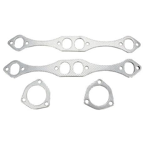 Exhaust Headers for 1935-1948 Chevy Street Rod | SBC Small Block 265 305 327 350 400 V8 Swap | Block Hugger Shorty Style Flashark