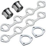 Exhaust Header for 1964-1978 Ford SBF 260/289/302 V8 Stainless Hugger Flashark