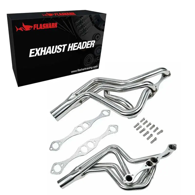 Exhaust Headers | Fits 1972-1987 Chevy Malibu/Monte Carlo丨Pontiac Grand Prix丨Olds Cutlass丨Buick Regal Flashark
