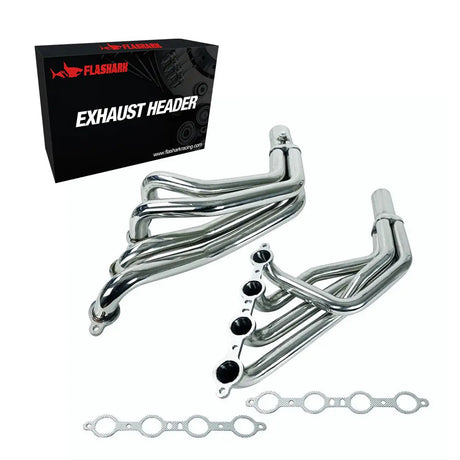 LS Swap Exhaust Headers for 1979-2004 Ford Mustang | Fits Fox Body & SN95 Chassis | 4.8L 5.3L LS1 LSX Conversion Flashark