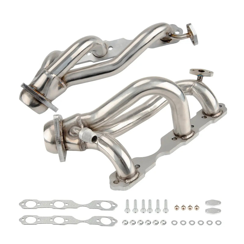 Exhaust Headers for 1996-2001 Chevrolet Chevy S10/Blazer GMC Sonoma/Jimmy 4.3L V6 Vortec 4WD Flashark