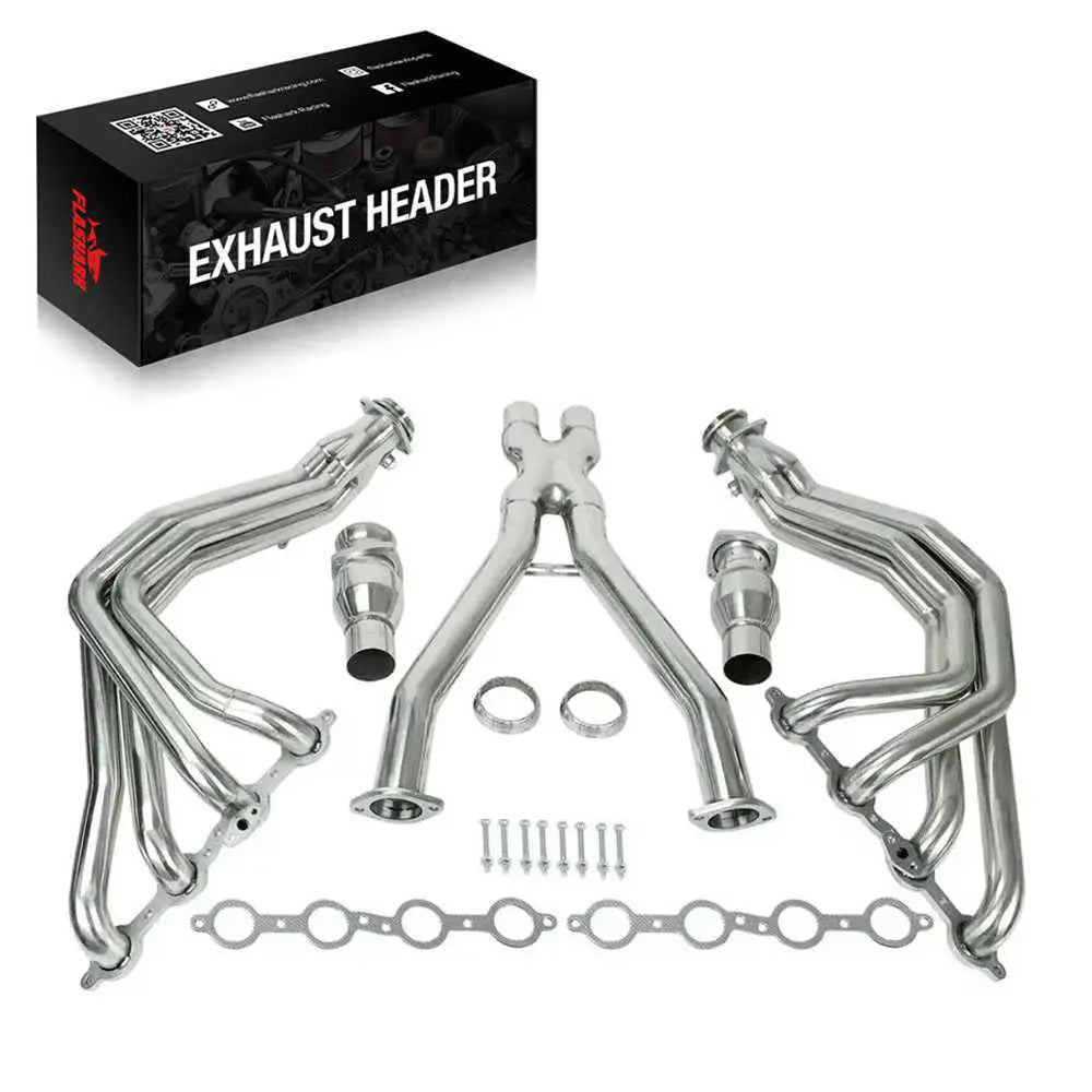 Long Tube Exhaust Headers for 1997-2004 Chevrolet Corvette C5 Base & Z06 Trim LS1/LS6 5.7L V8