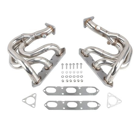 1997-2004 Porsche Boxster 986 Exhaust Header 2.5L 2.7L 3.2L BASE/S Stainless Flashark