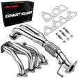 Exhaust Header for 1998-2002 Honda Accord EX/ LX CG1/ CG2 4Cyl 4-2-1 2.3L F23A1/F23A4/ F23A5 Flashark