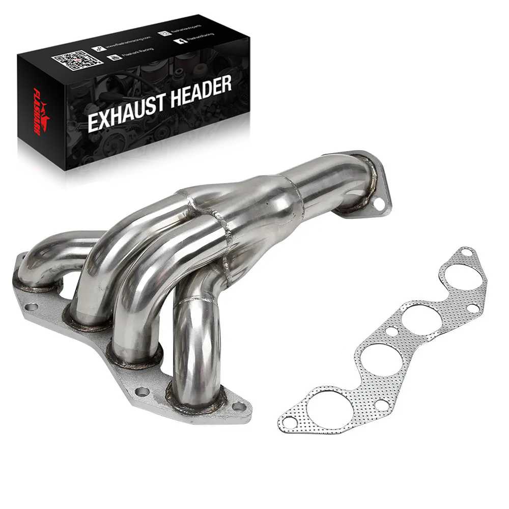 Short/Long Tube Headers For 2001-2005 Honda Civic DX/LX/EX D17A1/D17A2 1.7L 4CYL Flashark