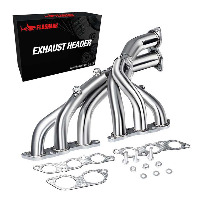Exhaust Header for 2001-2005 Lexus IS300 3.0L 2JZ-GE DOHC ALTEZZA XE10 JCE10 l6 Flashark