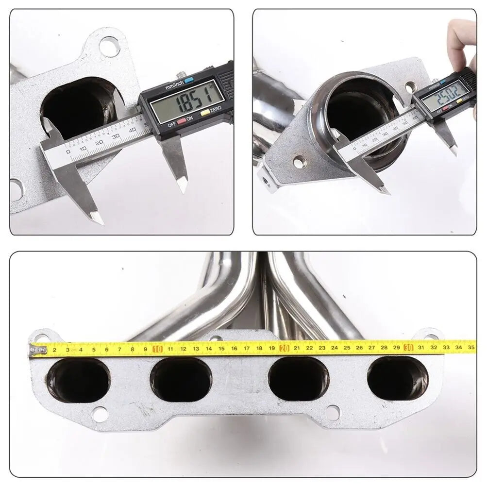 Exhaust Header for 2002-2006 Nissan Sentra 2.5L SER Spec-V B15 2.5L QR25DE DOHC Flashark