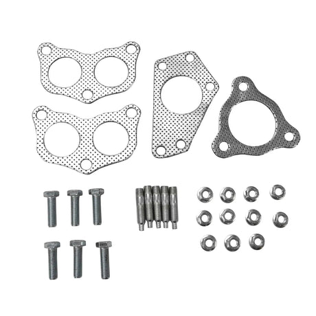 Exhaust Header Up Pipe All in One Kit for 2002-2007 Subaru Impreza WRX/STi Sedan/Wagon 4-Door 2.0L 2.5L Flashark